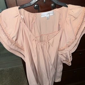 Chelsea & Theodore Blush Pink Women's Blouse